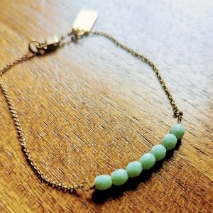 Fresh Tangerine Gold + Mint Bracelet